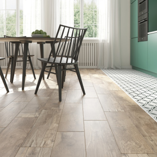 Керамогранит Cersanit Stream геометрия (лепестки) белый арт. 17922 (29,8x29,8)